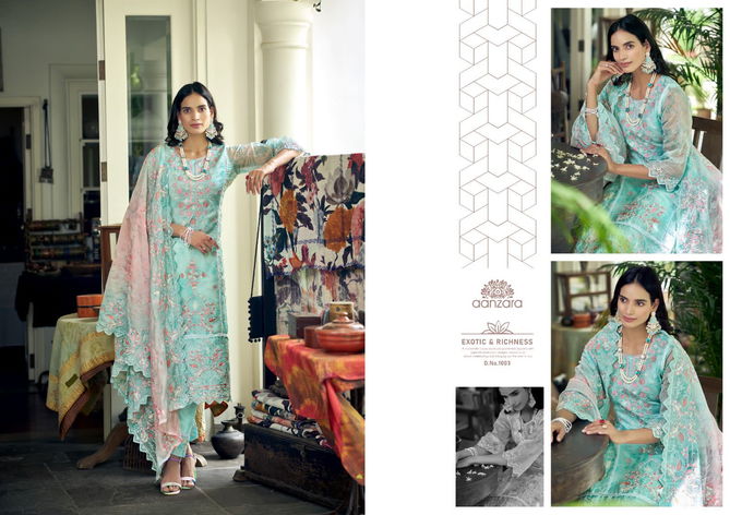 Anaisha By Aanzara Embroidery Designer Salwar Suits